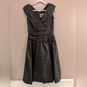 Tadashi Black Silk Cocktail Dress 12